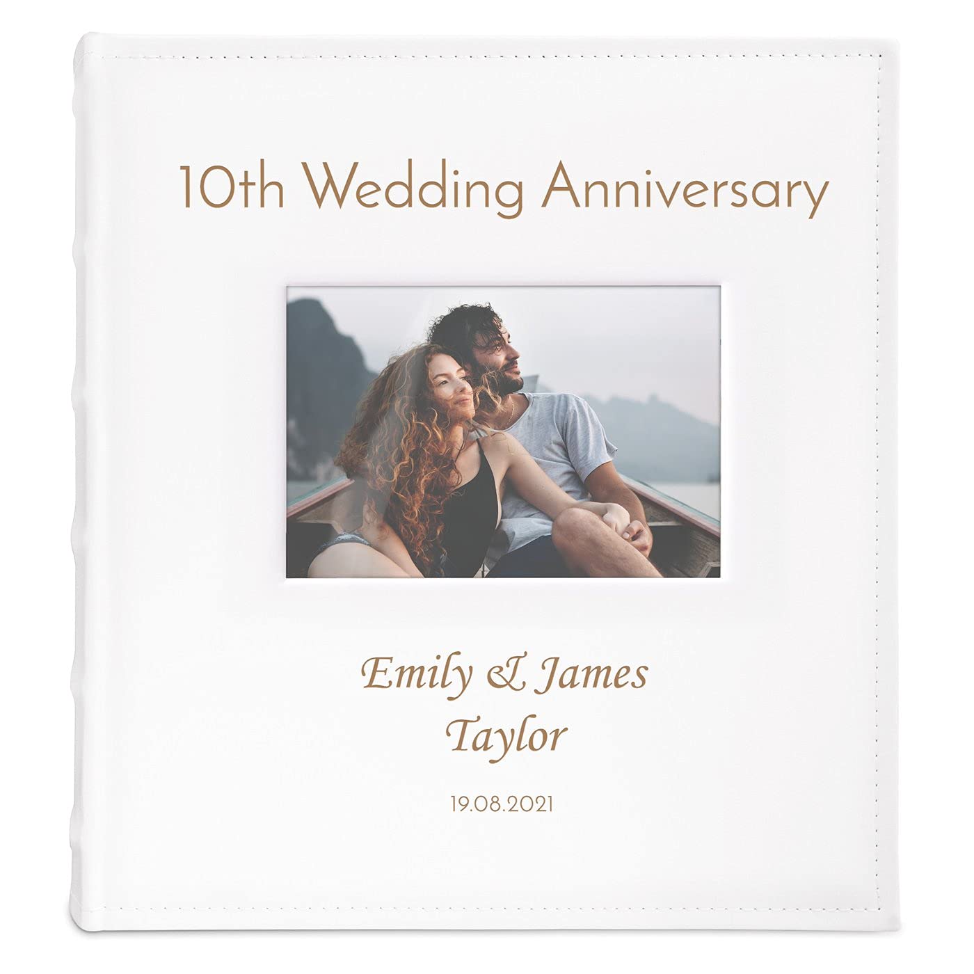 Amazon.com: Maverton Photo Album - Customised white cover with a